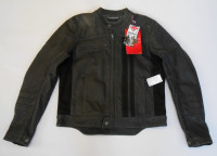 Kožená bunda CAFE RACER - vel.50/M - broušená kůže