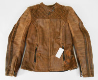 Dámská kožená bunda FURIGEN- vel. 34-36/s