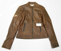 Dámská kožená bunda BLACK CAFE - vel. 40/L