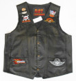 Kožená vesta HOT LEATHERS - vel. 50/M